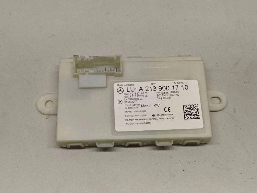 Võtmeta süsteemi KESSY (keyless) juhtplokk/moodul A2139001710