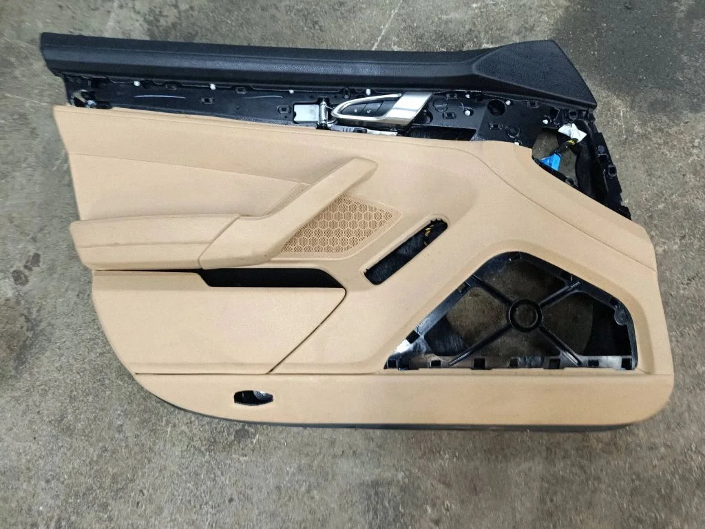 Front door card panel trim