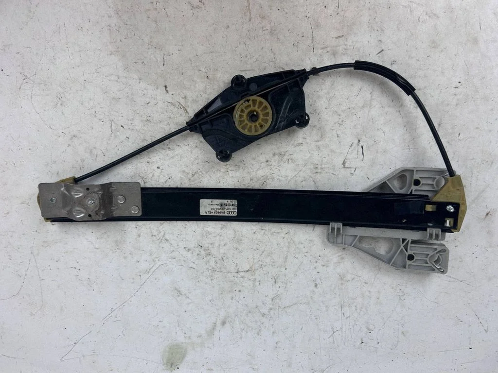 Rear door window regulator with motor 8K0839462A