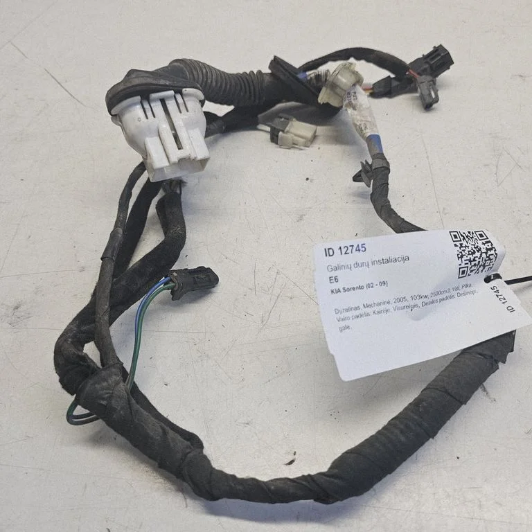 Rear door wiring loom – KIA Sorento (2002-2009)