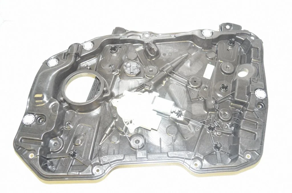 Front door window regulator with motor 7432232