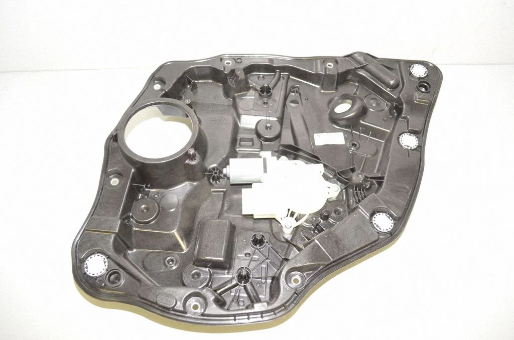 Rear door window regulator with motor 7432236
