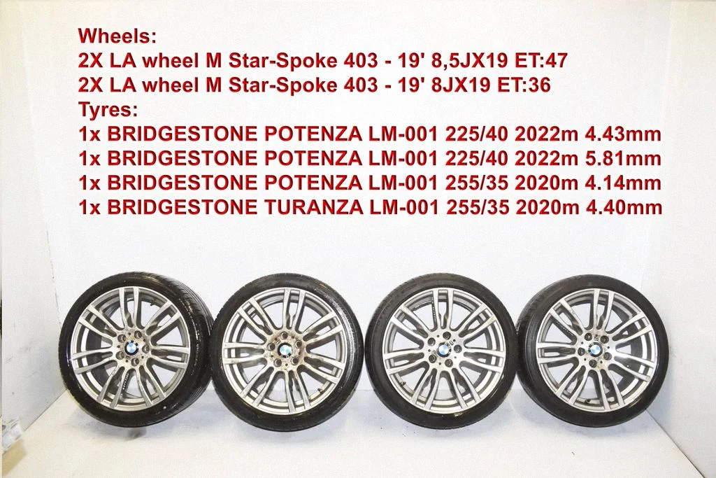 R19 alloy rim – BMW 3 Series F30 F35 F31 (2012-2018)