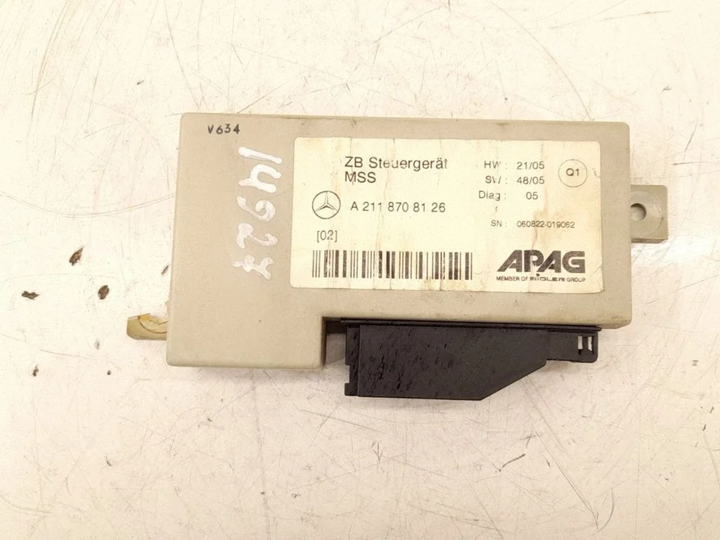Other control units/modules 2118708126