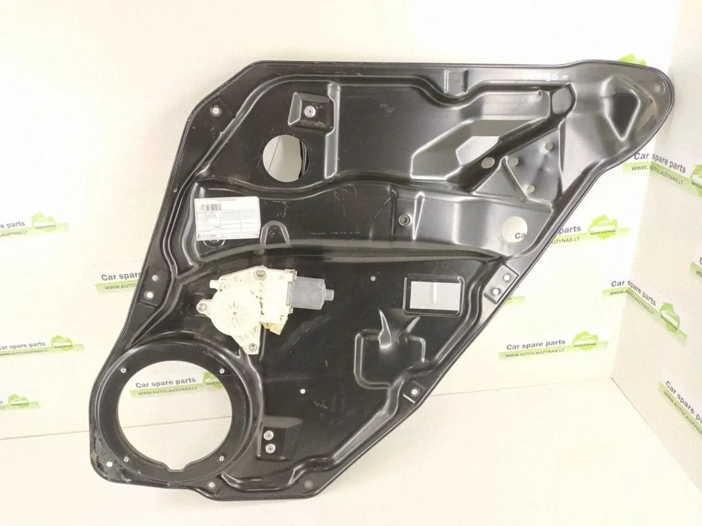 Rear window lifting mechanism without motor – rear right