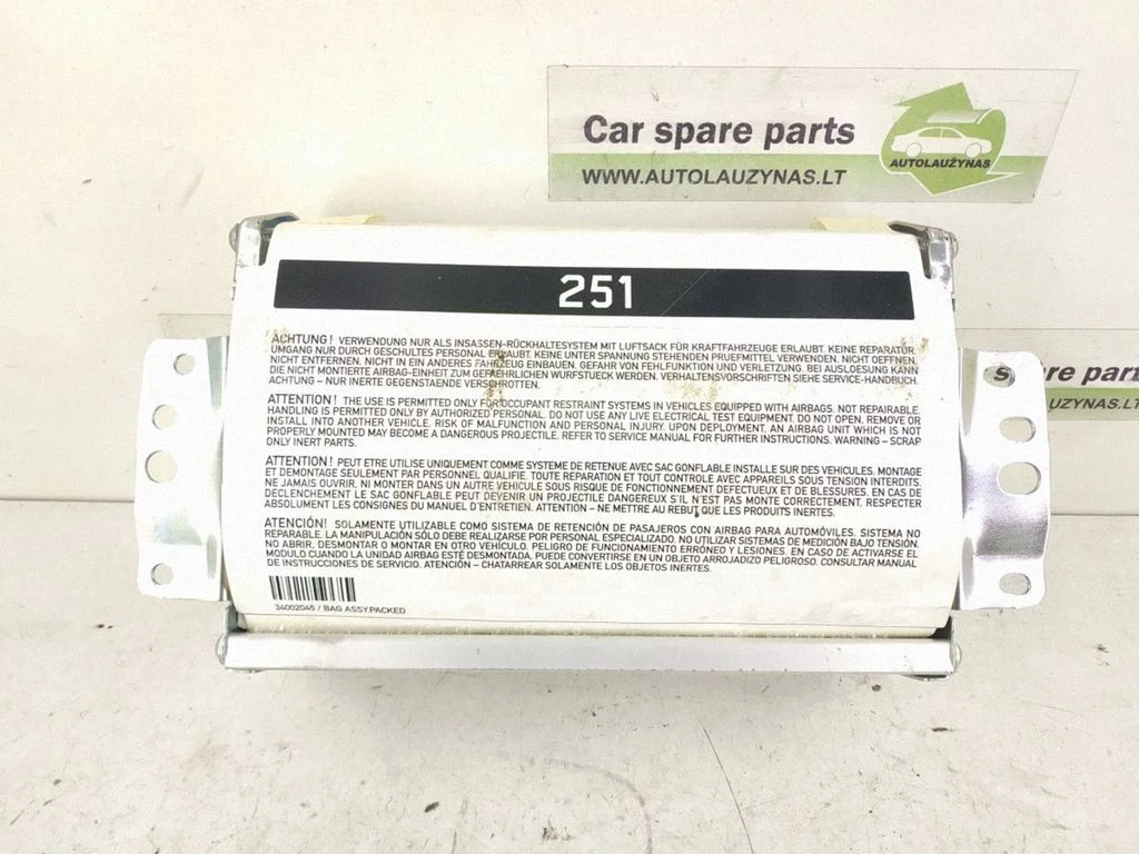 Poduszka powietrzna pasażera – Mercedes-Benz Klasa ML W164 (2005-2011)