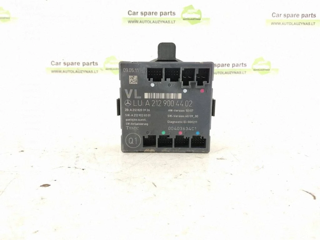 Ukseelektroonika juhtplokk – eesmine vasak