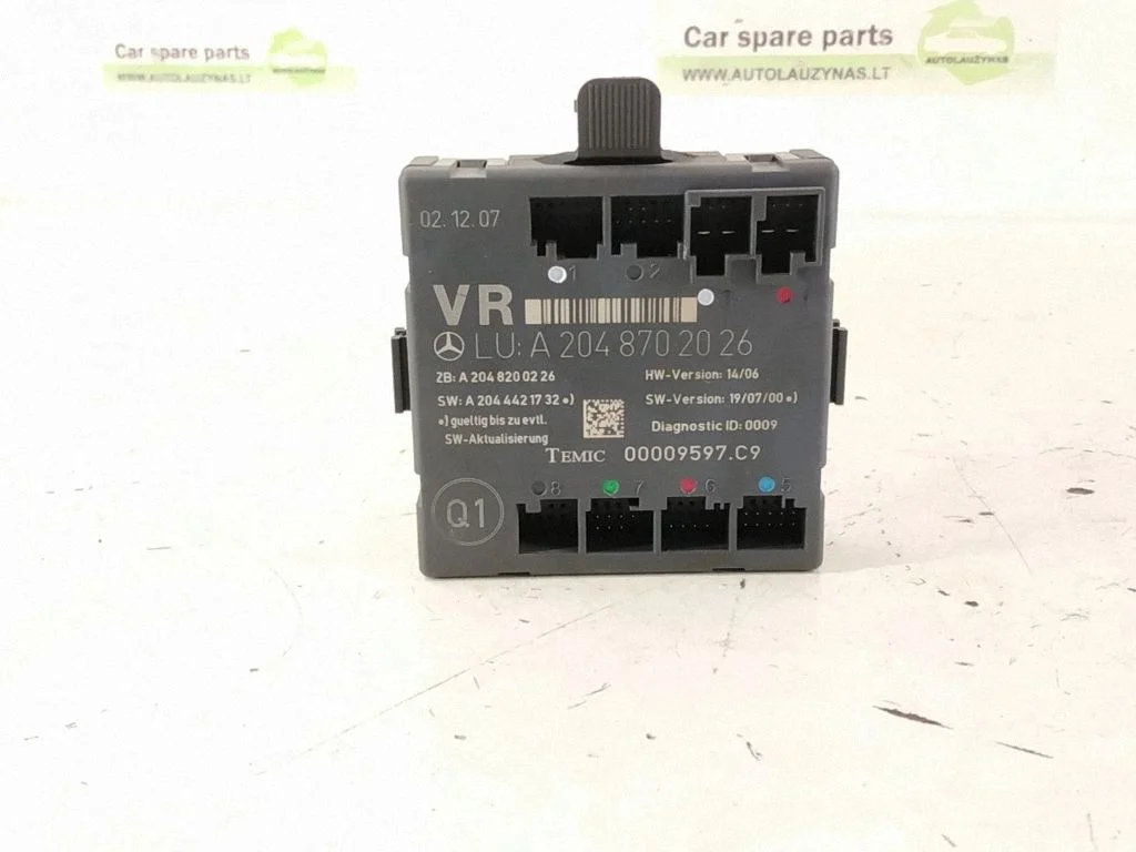 Door control unit/module – front right