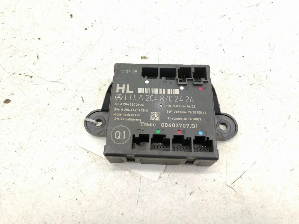Door control unit/module – rear left