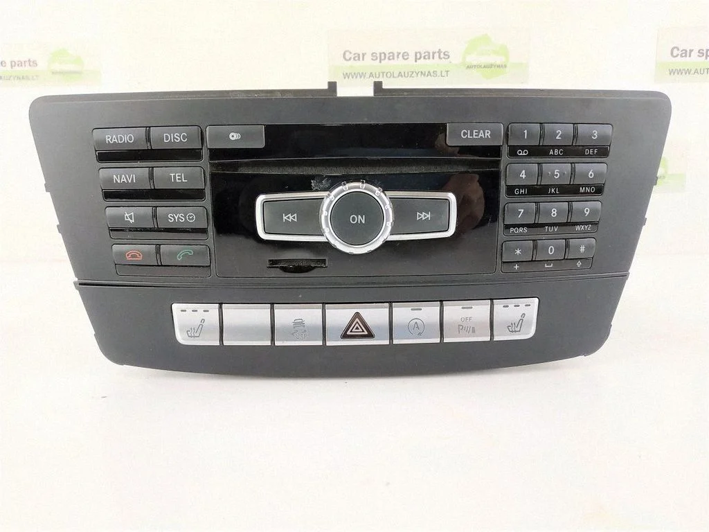 Raadio / CD/DVD-mängija / navigatsioon – Mercedes-Benz ML-klass W166 (2012-2017)