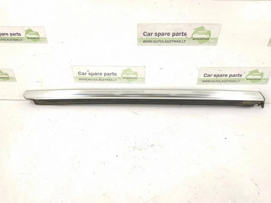 Rear door glass trim molding – left