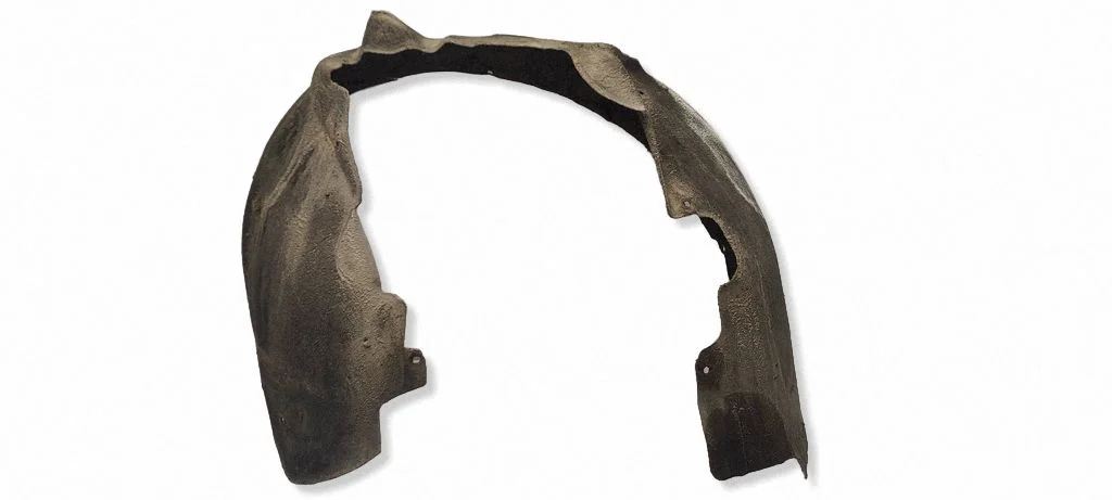 Front wheel arch liner splash guards – front left