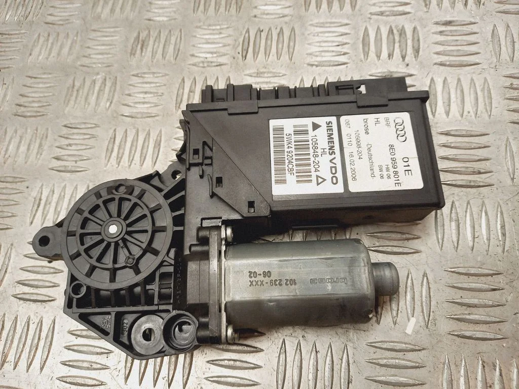 Rear door window regulator motor – Audi A4 S4 B7 8E 8H (2005-2008)