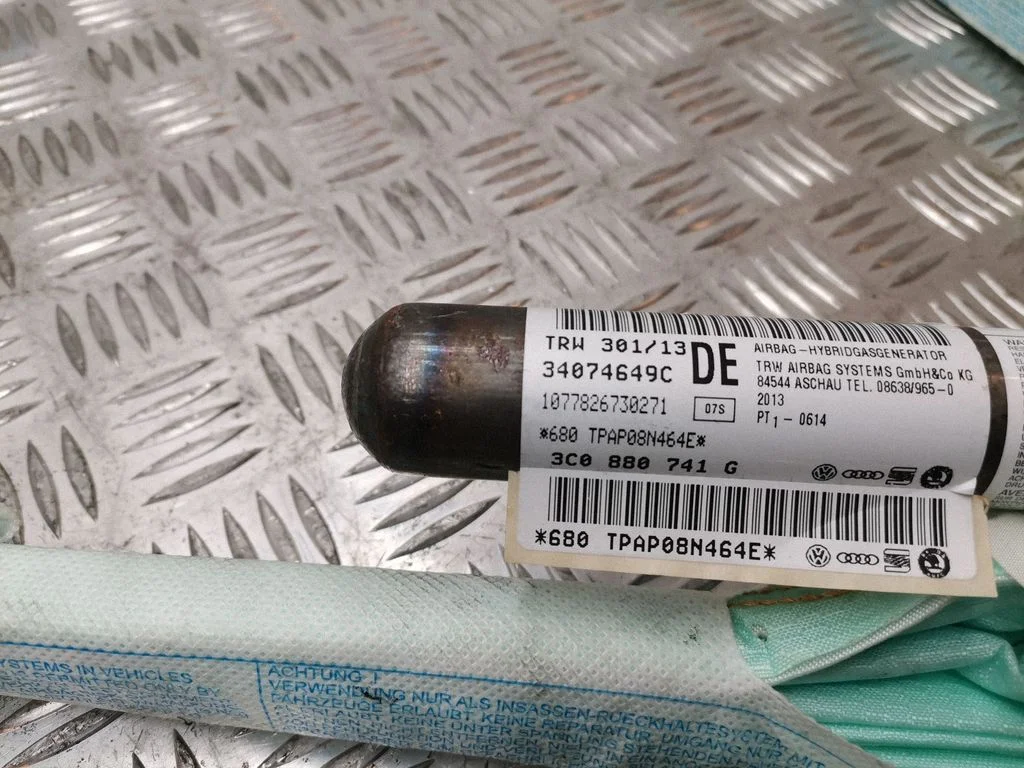 Roof airbag 3C0880741G