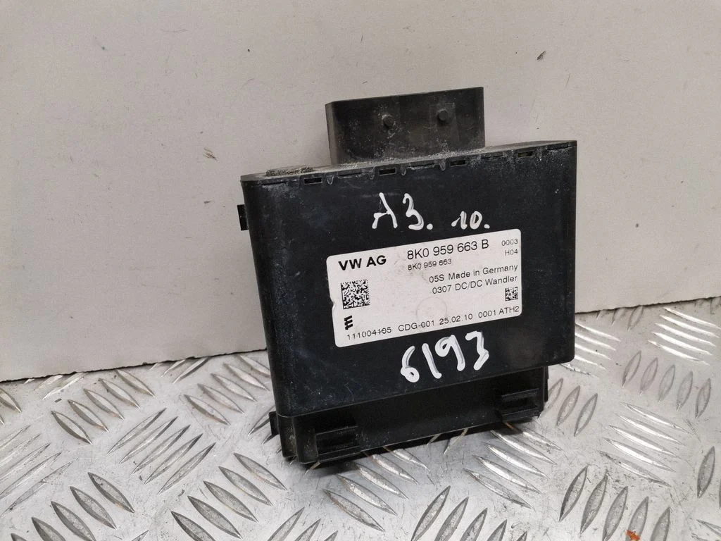 Other control units/modules 8K0959663B