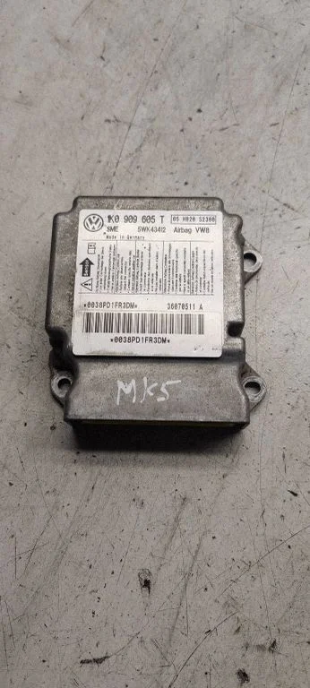 Airbag control unit/module 1k0909605T