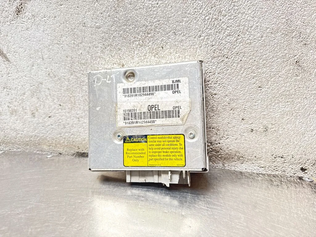 ABS control unit/module 16198391