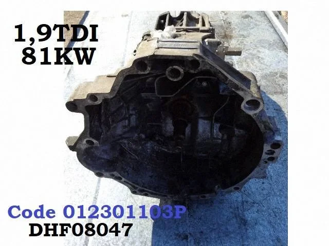 Manual 5 speed gearbox 012301103P