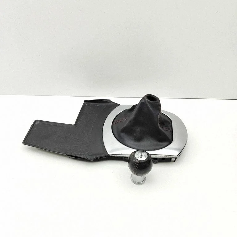 Gear lever shifter trim leather/knob N24364449