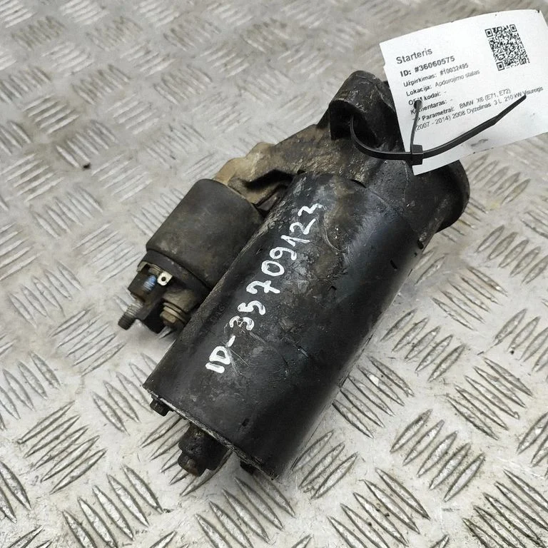 Starter motor – BMW X6 E71 (2008-2014)