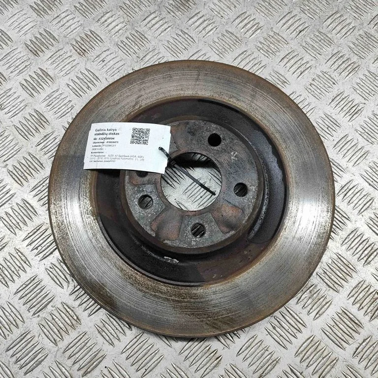Aizmugurējais bremžu disks 8W0615601K