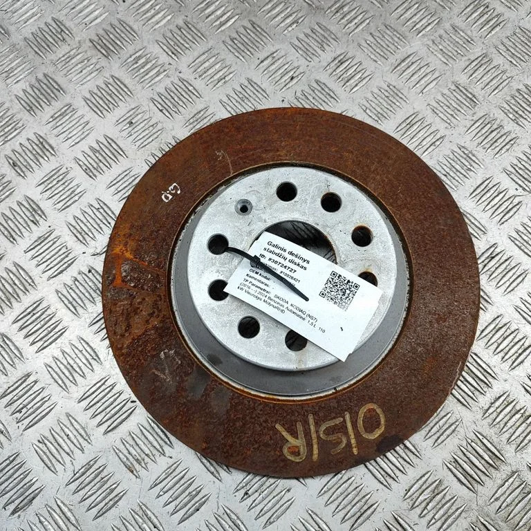 Aizmugurējais bremžu disks 3Q0615601A