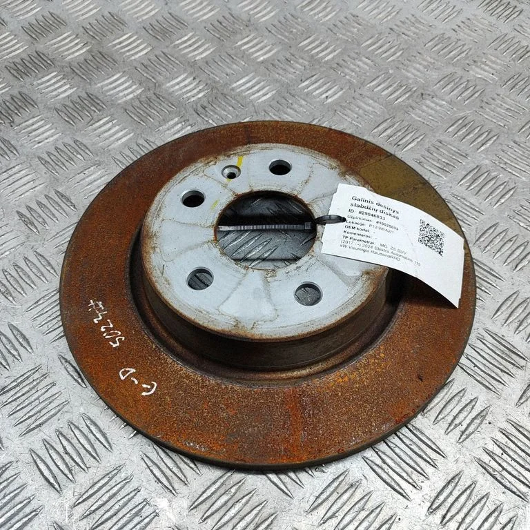 Aizmugurējais bremžu disks – labā