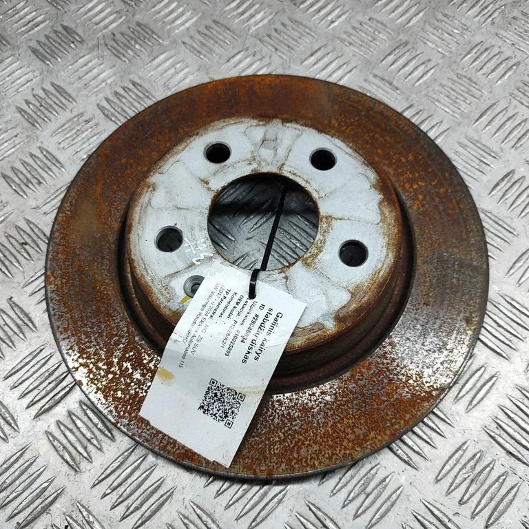Aizmugurējais bremžu disks – kreisā