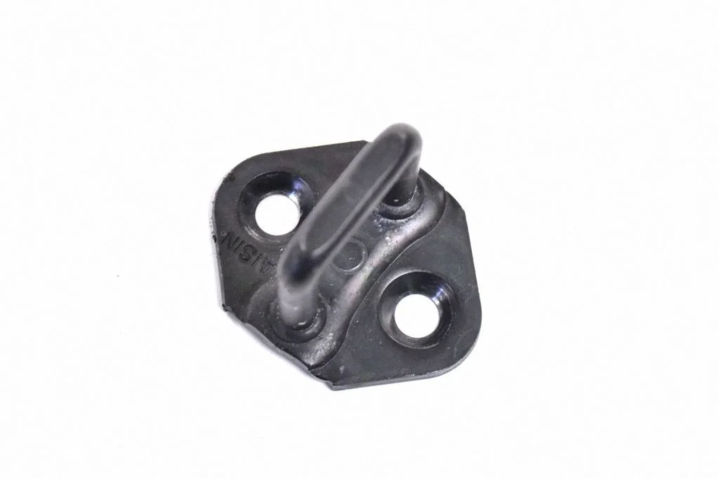 Rear door lock loop/hook striker