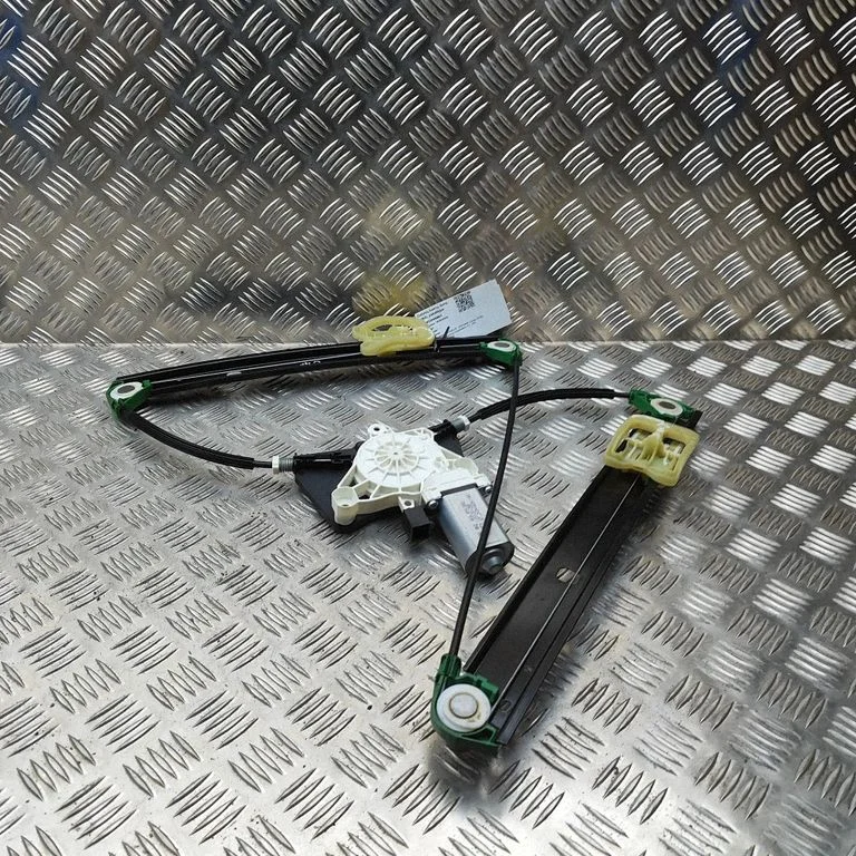 Rear door window regulator with motor 9Y0839461C