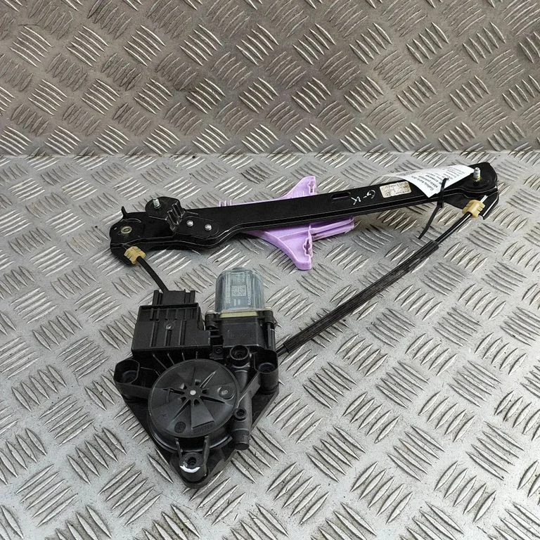 Rear door window regulator with motor 2Q2959406B