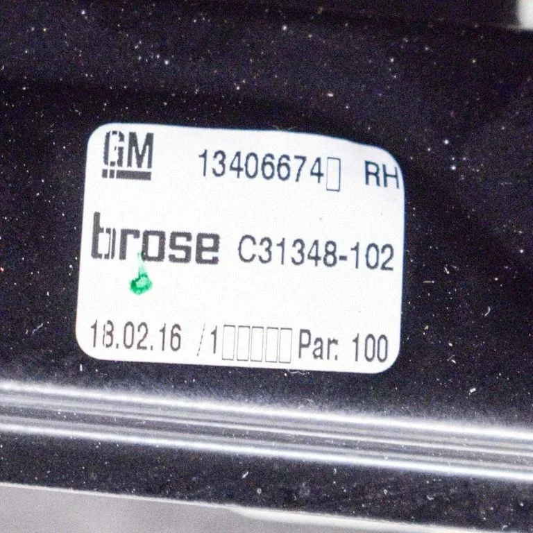 Priekšējā el. loga pacēlāja mehānisma komplekts 13406674C31348102