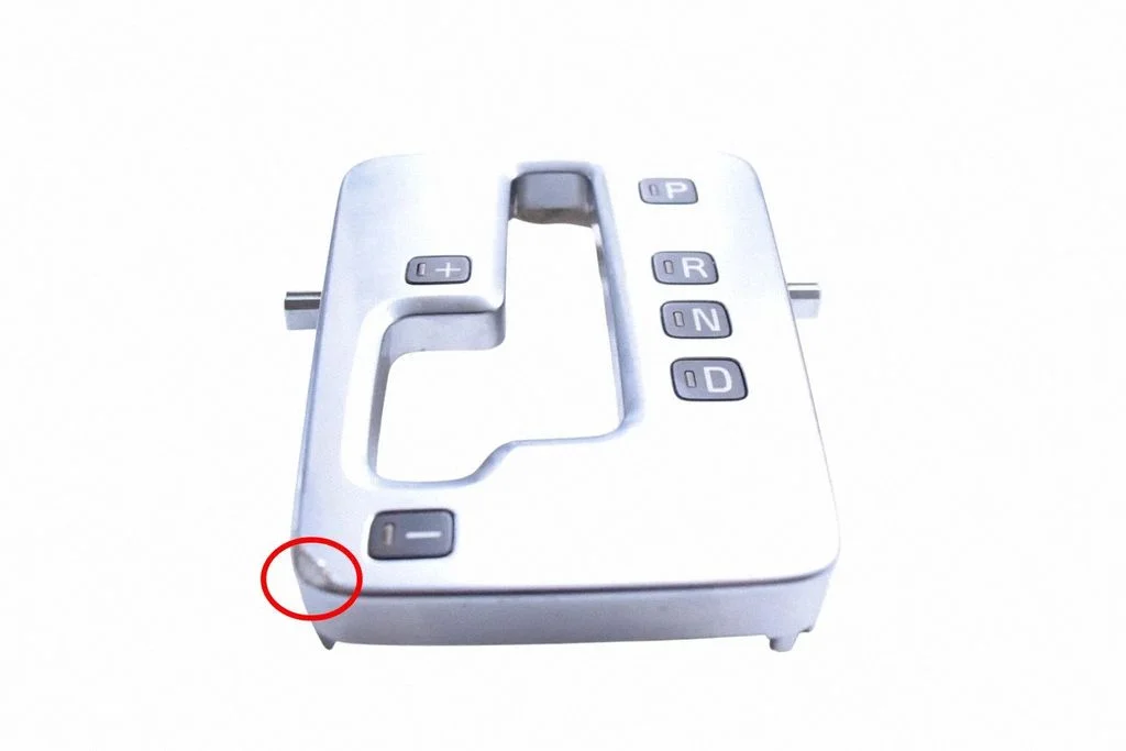 Gear shifter surround trim plastic