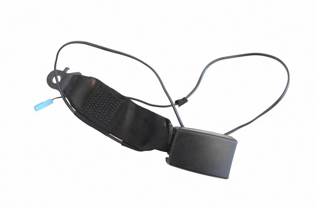 Vidējās drošības jostas sprādze (aizmugurē) – Porsche Taycan 9J1 (2019-)