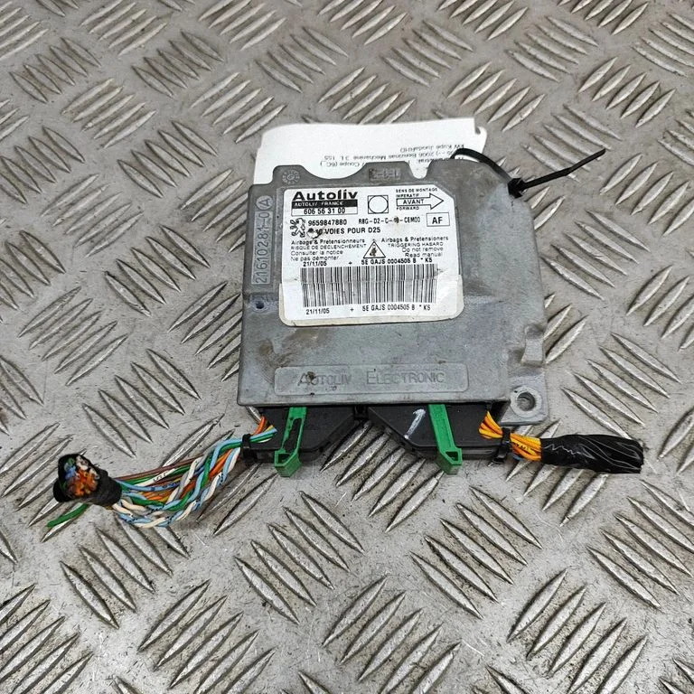 Drošības spilvenu vadības bloks 9659847880