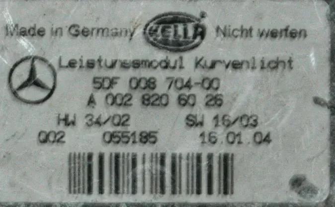 Ksenoni juhtplokk – Mercedes-Benz E-klass W211 (2002-2009)