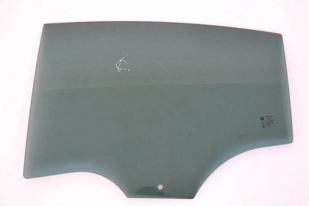 Rear door window glass – left