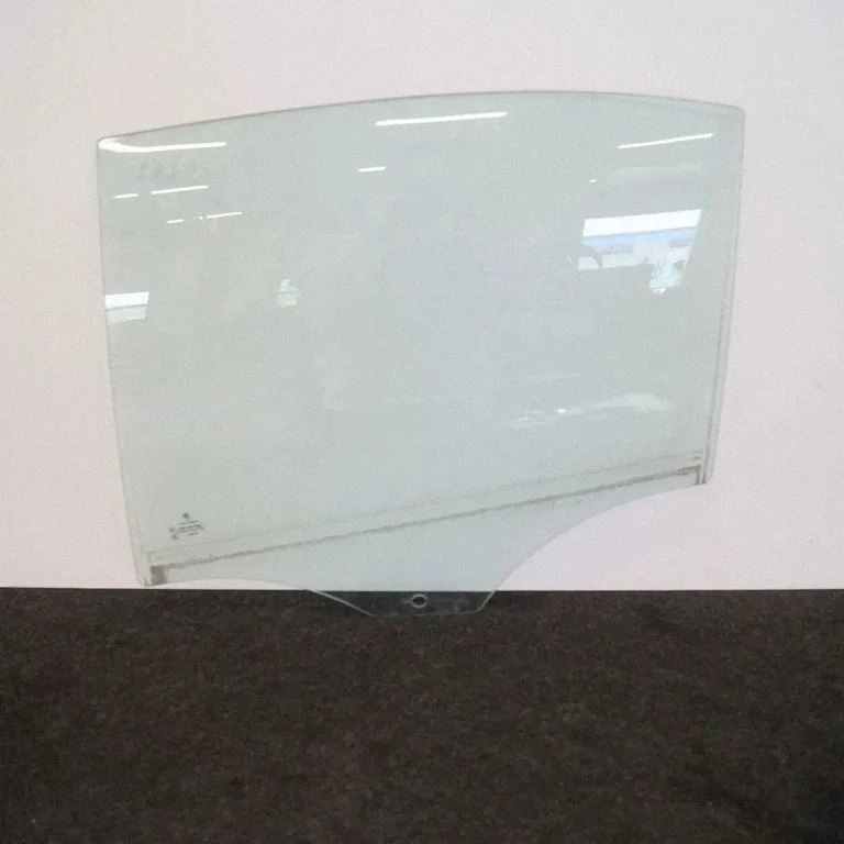 Rear door window glass – left