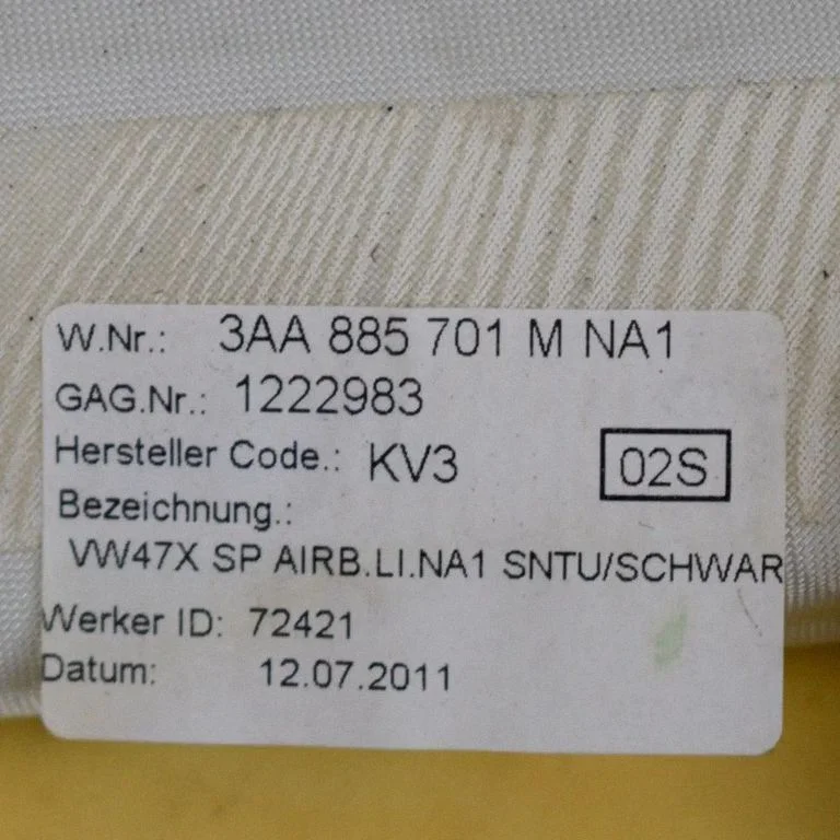 Cita salona detaļa 3AA885701M