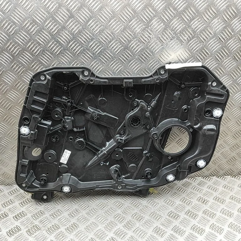 Front door window regulator with motor 7432232