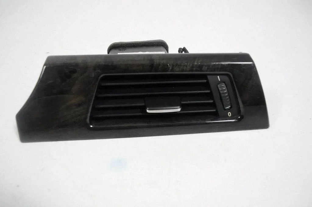 Dashboard air vent grill cover trim