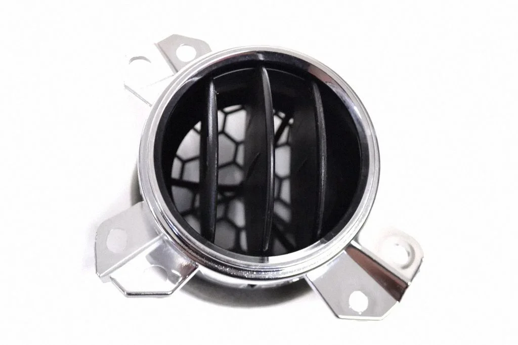 Dashboard air vent grill cover trim