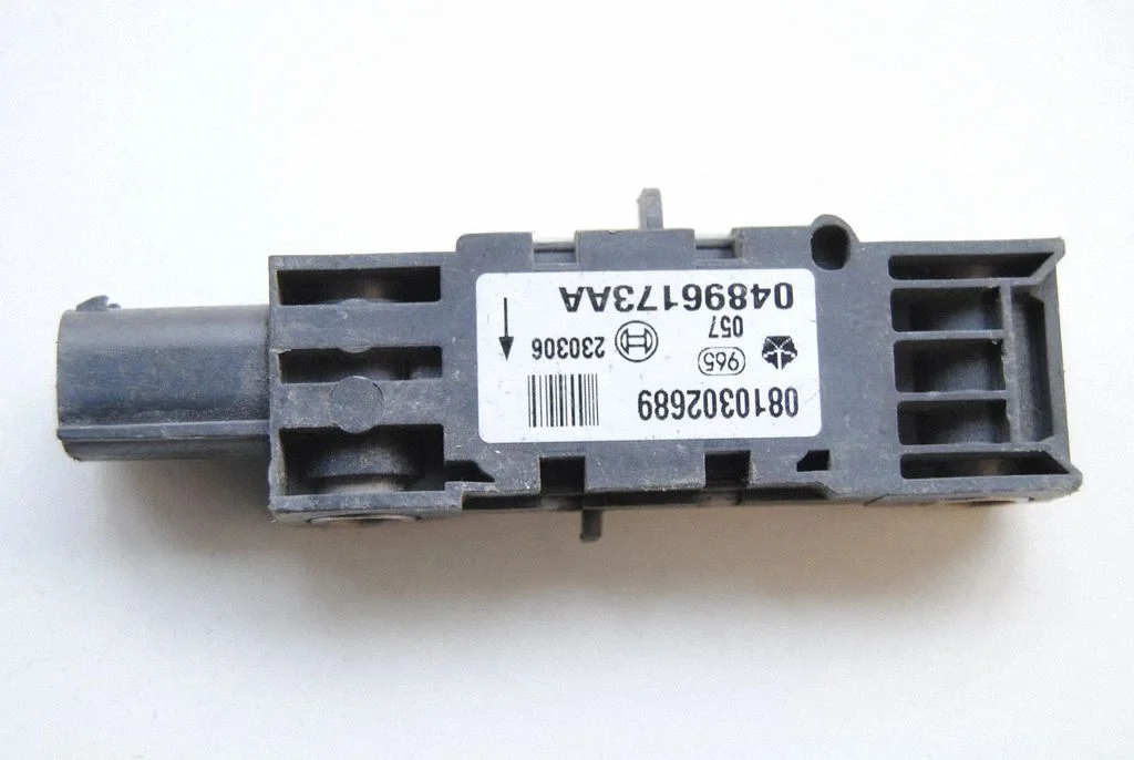 Airbag deployment crash/impact sensor