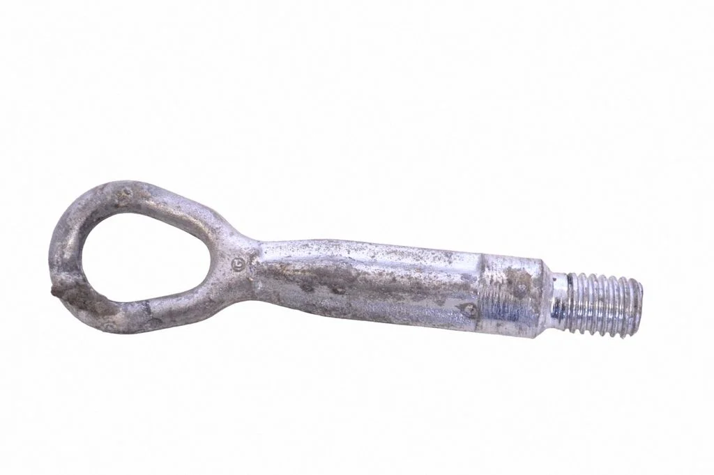 Towing hook eye