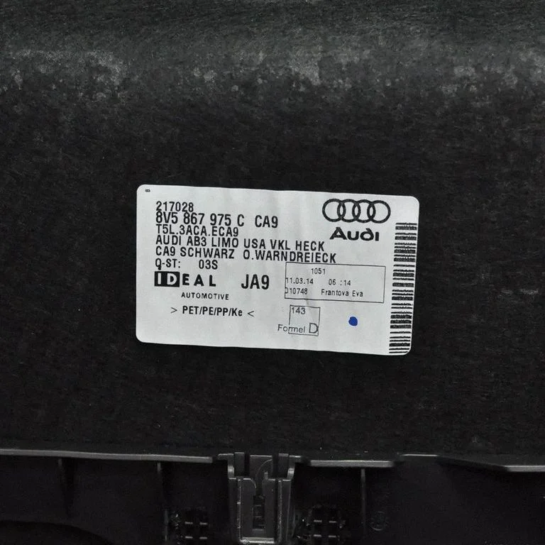 Tailgate trim – Audi A3 S3 8V (2013-2019)