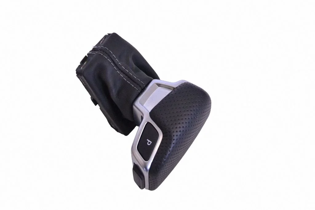 Gear lever shifter trim leather/knob 100000576