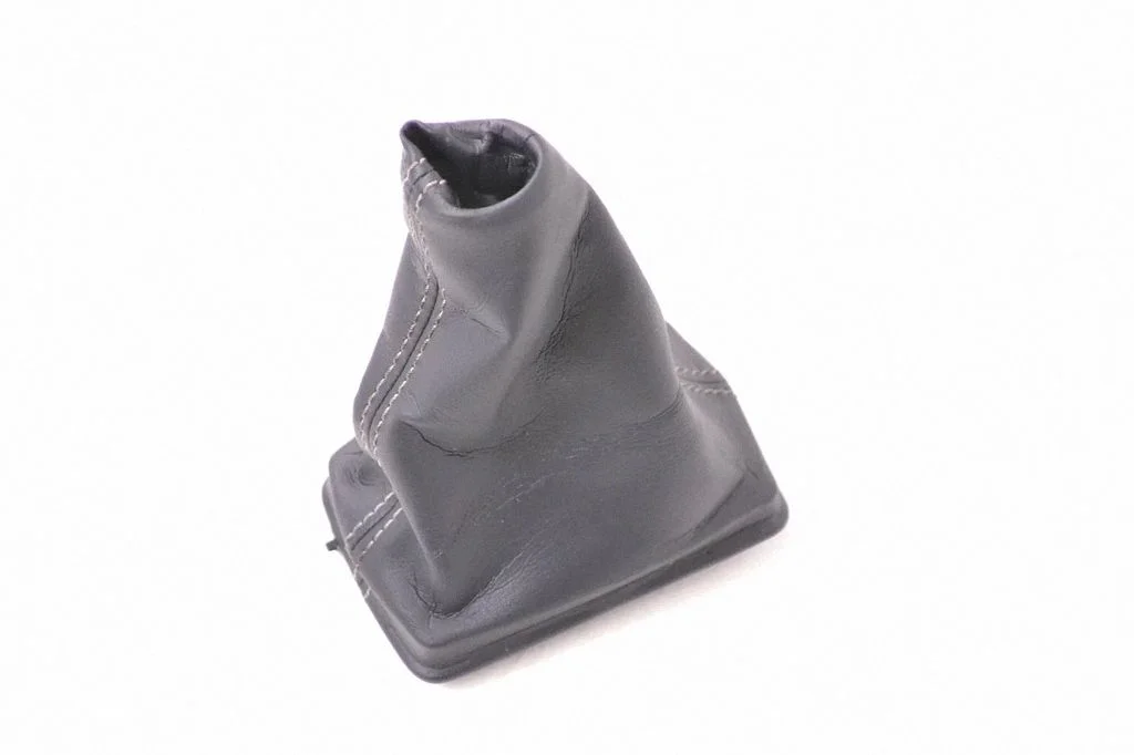 Gear lever shifter trim leather/knob