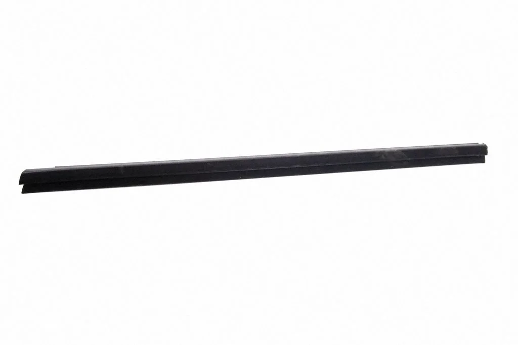 Rear door glass trim molding – left