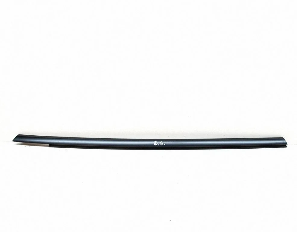 Rear door glass trim molding – left