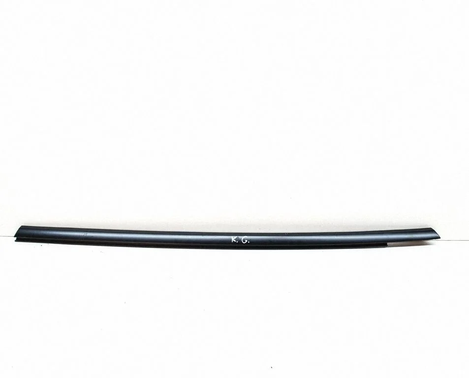 Rear door glass trim molding – left